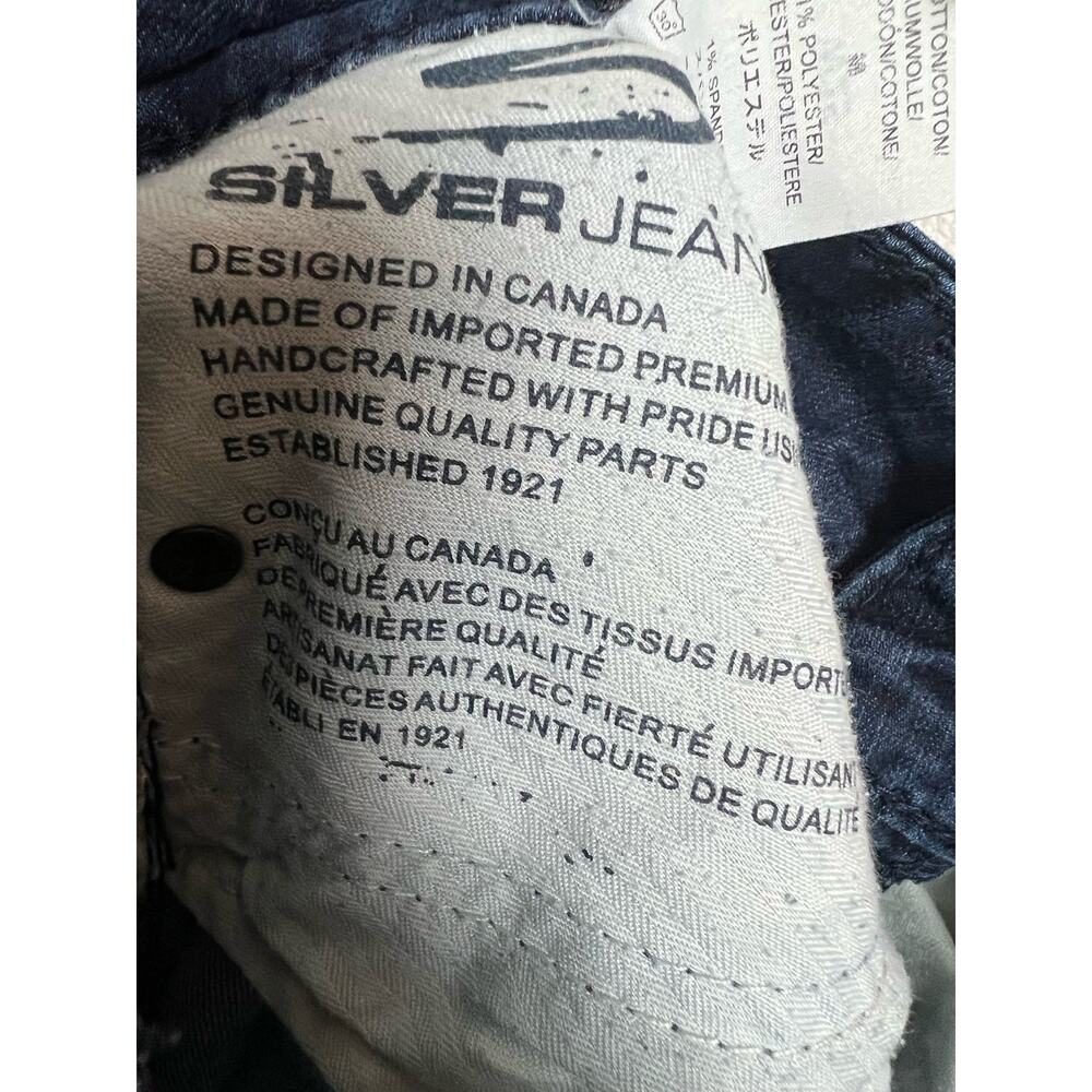 Silver Jeans Dark Wash Suki Capri Jeans Size 25 - Picture 9 of 11
